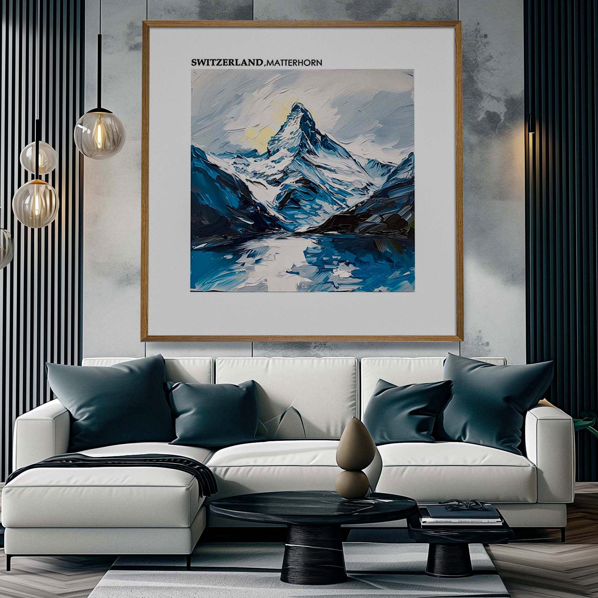 River at the Matterhorn Poster - ArtDarts poster