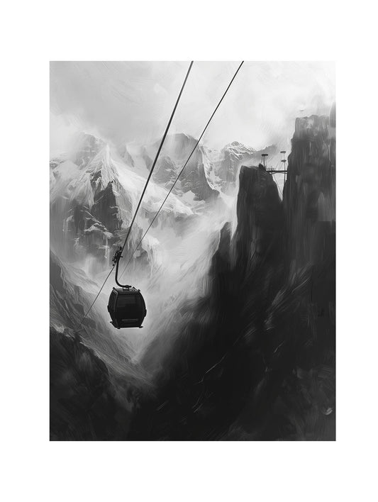 Mysterious Lift Poster - ArtDarts poster