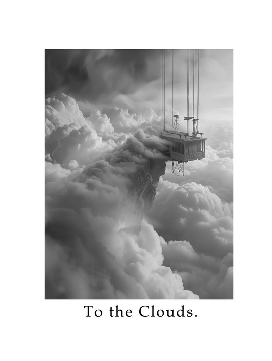 To the Clouds Poster - ArtDarts poster