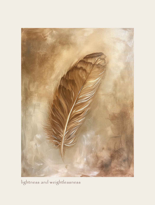 Owl Feather Poster.