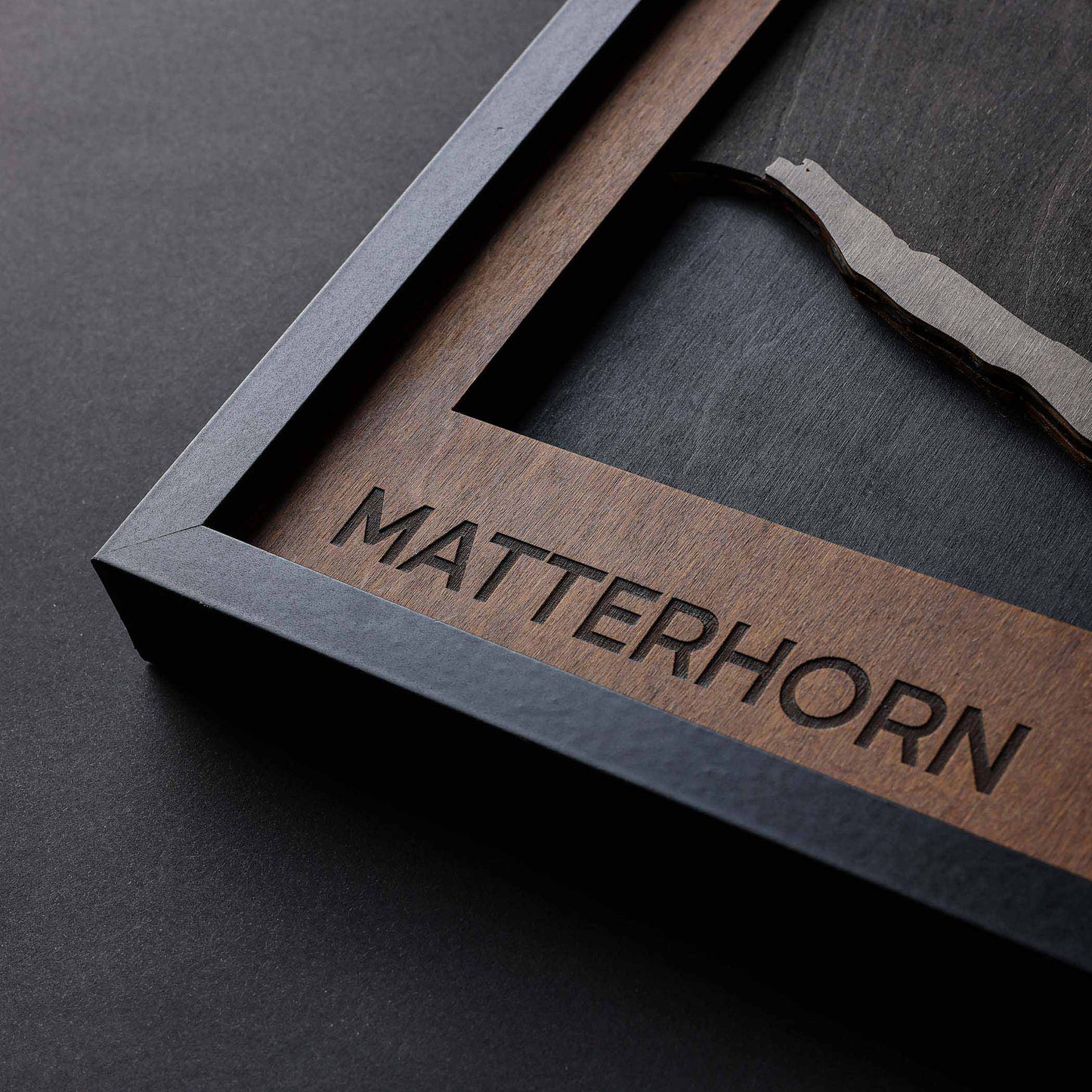 Matterhorn: Multilayered Plywood Artwork