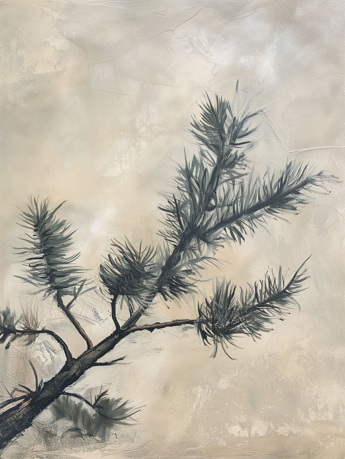 Coniferous branch Poster - ArtDarts poster