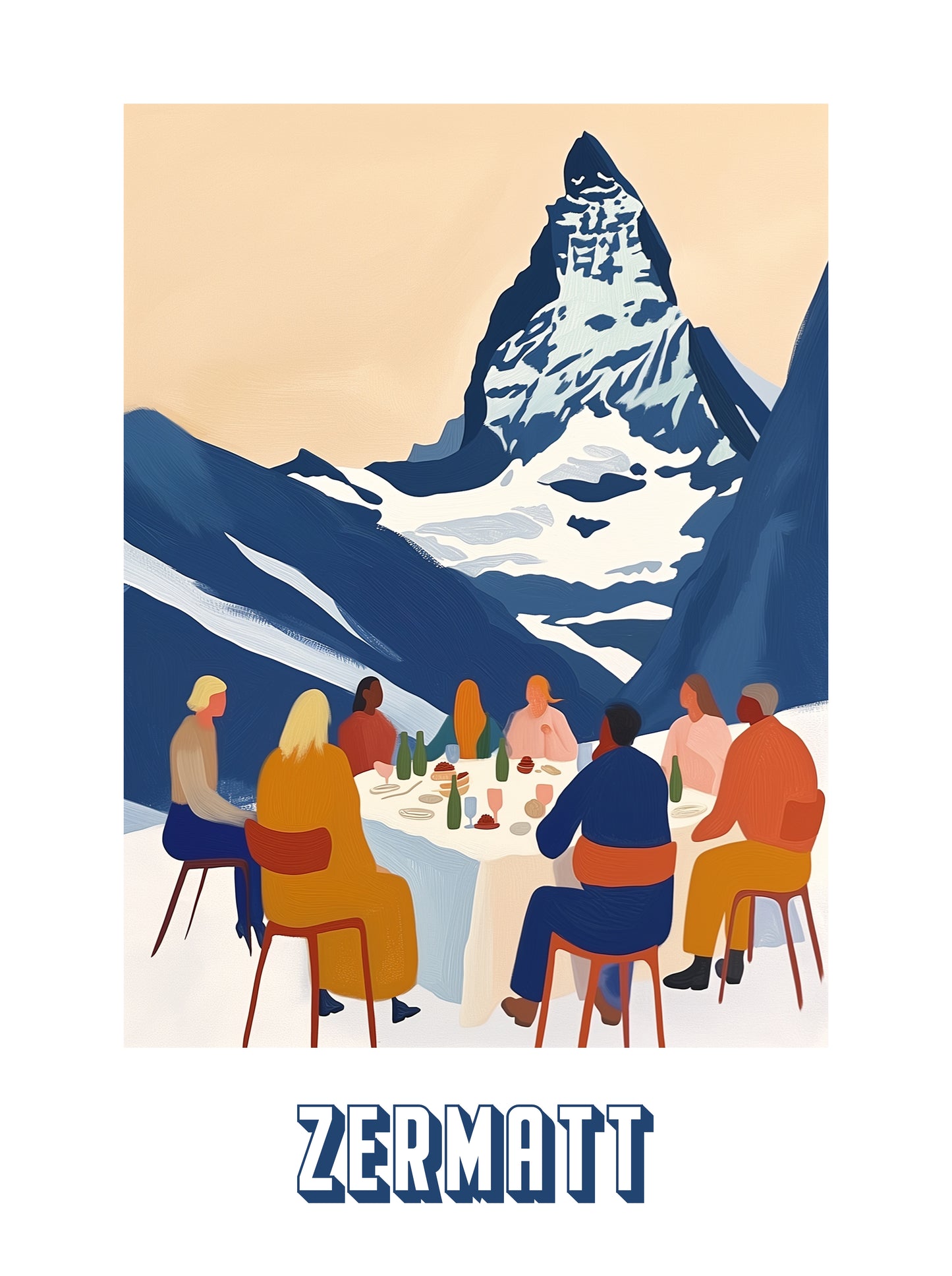 Meeting in Zermatt - ArtDarts poster