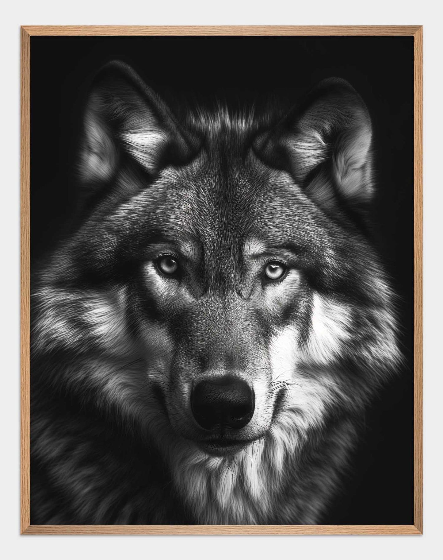 Wolf in front Poster.