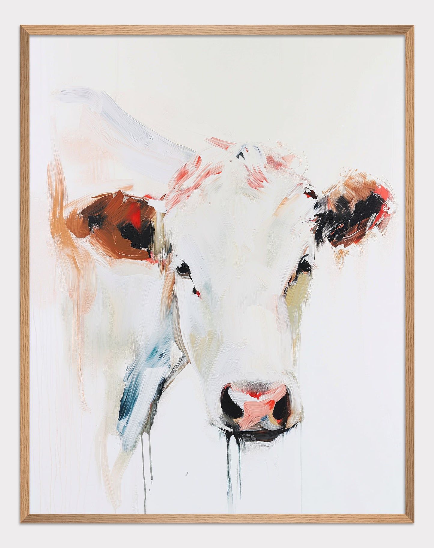 Albino Cow Poster