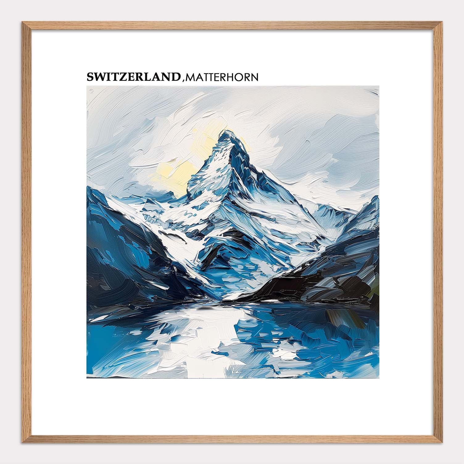 River at the Matterhorn Poster - ArtDarts poster