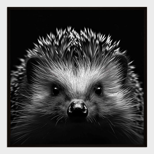 Portrait of a hedgehog Poster.