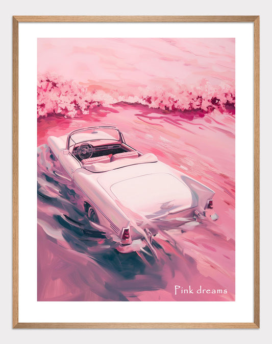 Pink Dreams Poster - ArtDarts poster