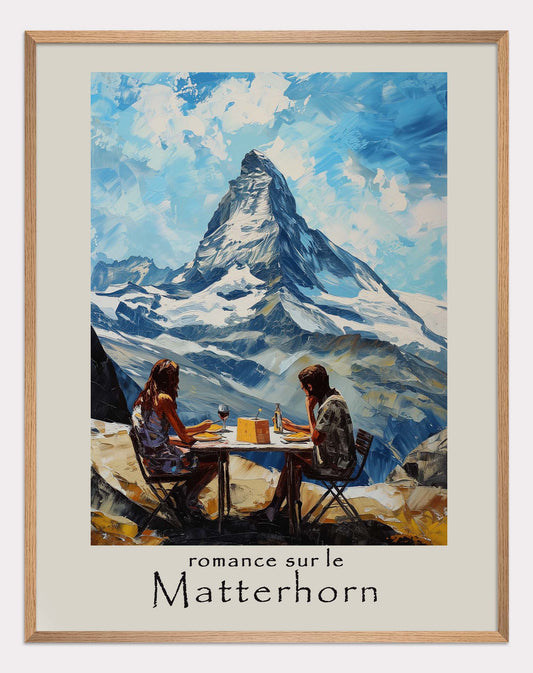 Romance near the Matterhorn Poster - ArtDarts poster