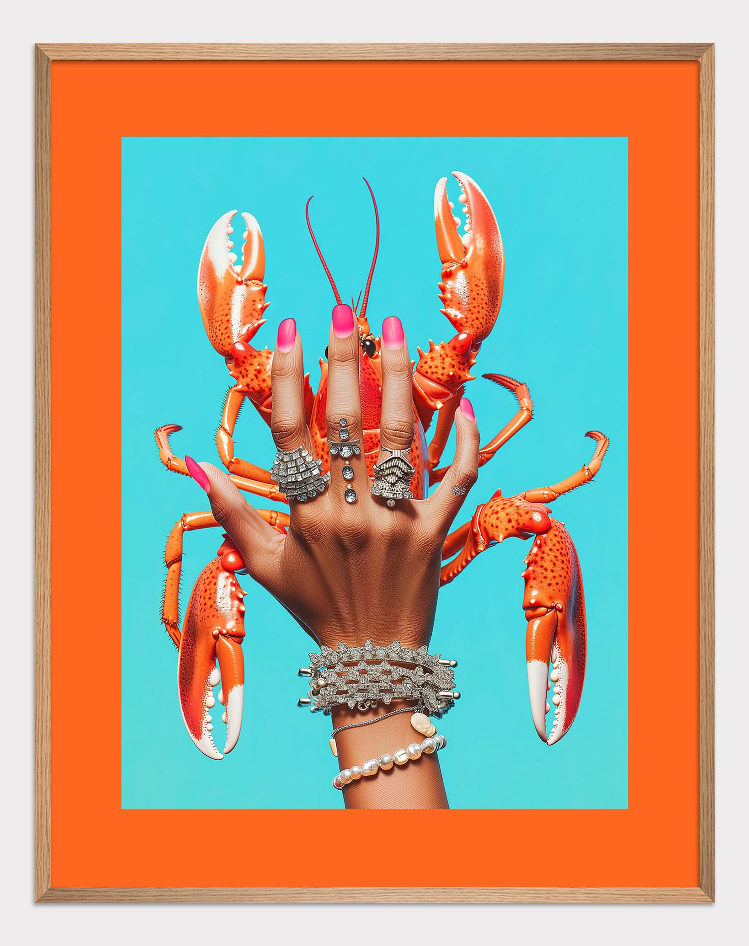 Lobster Fashion Campaign Poster