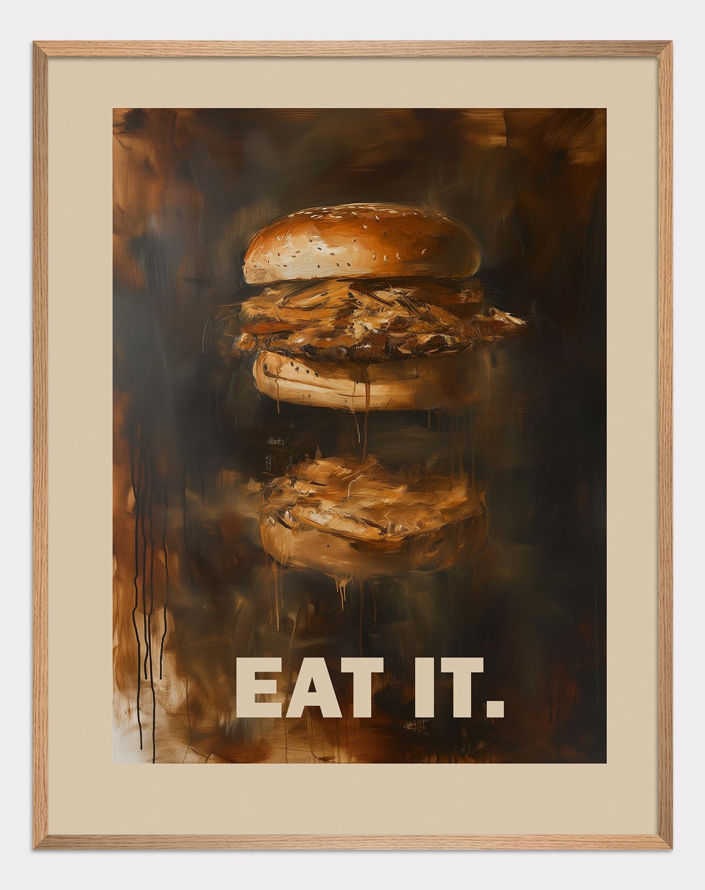 The most delicious burger Poster - ArtDarts poster