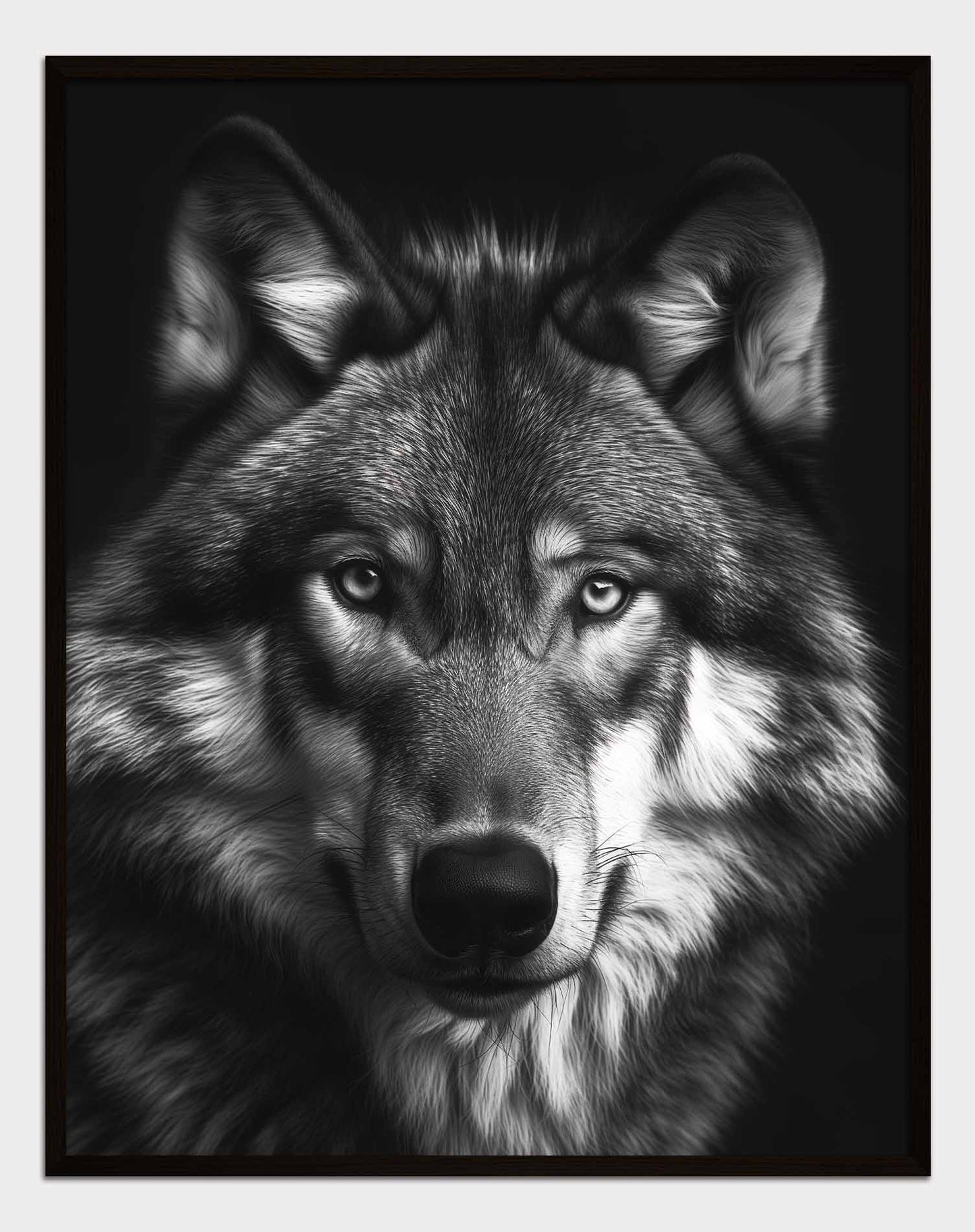 Wolf in front Poster.