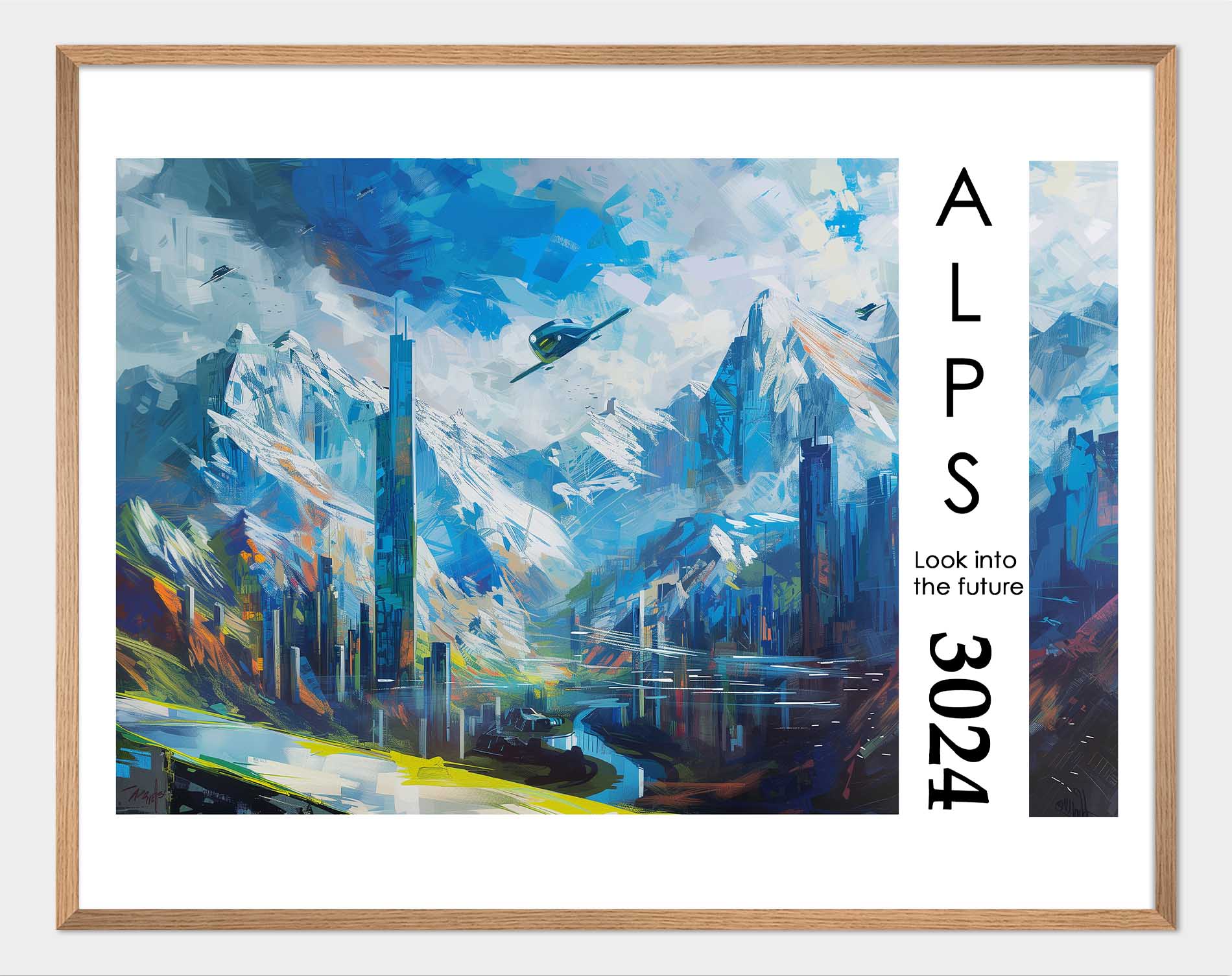 The Alps in 3024 Poster - ArtDarts poster