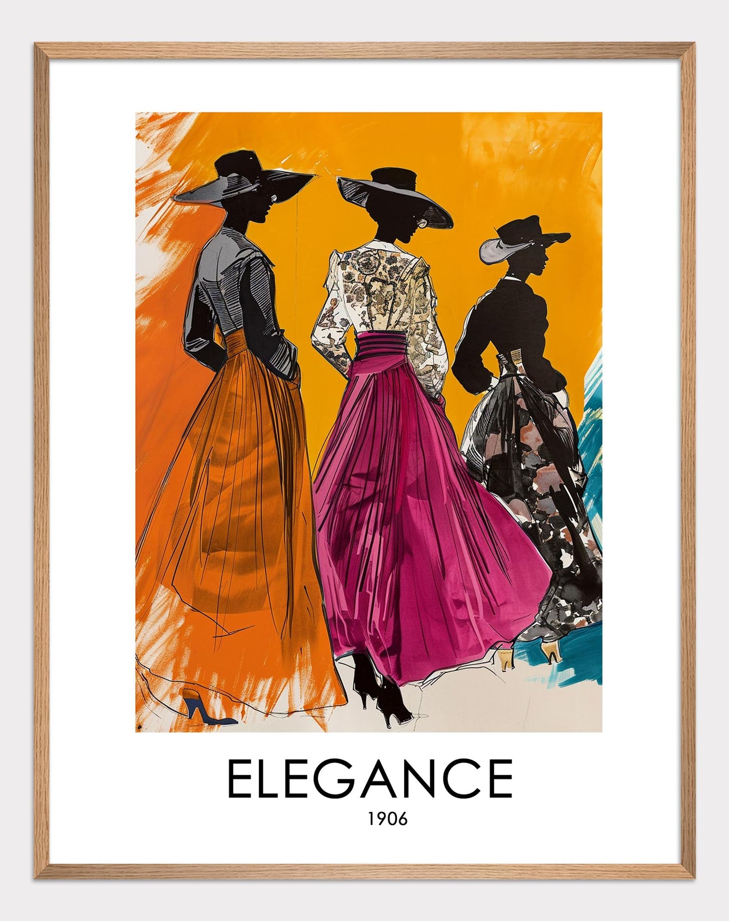 Elegant Women Poster - ArtDarts poster