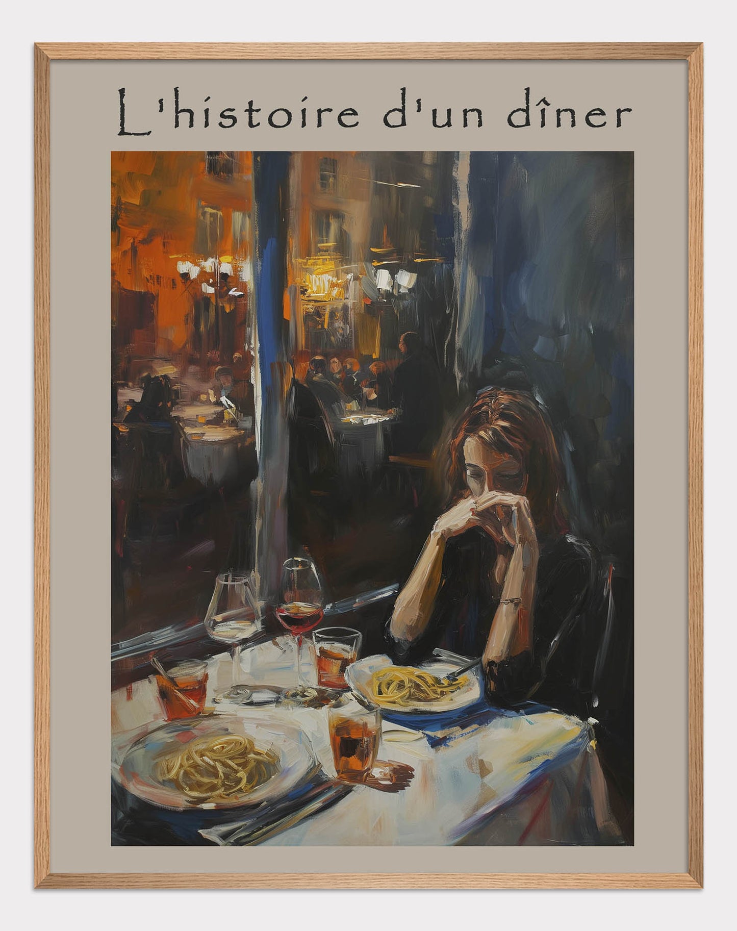 The Story of One Dinner Poster - ArtDarts poster